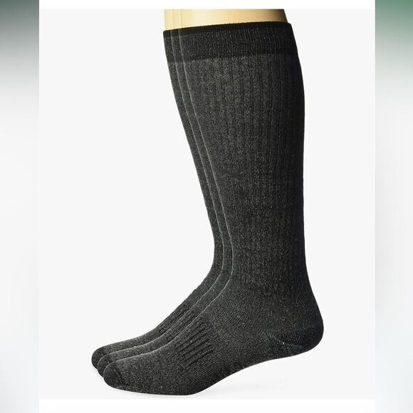 Wrangler Lightweight Ultra-dri Boot Socks 3 Pair Pack Charcoal 9-13 NWT IN PKG - Picture 1 of 4